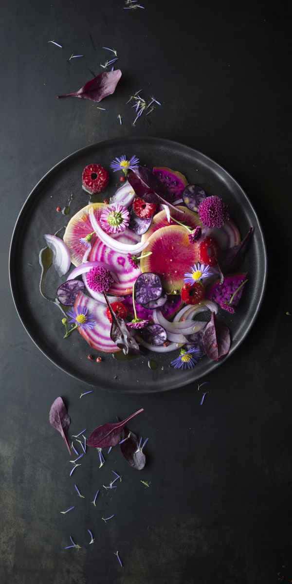 photographe culinaire vegetal vegan legumes violet