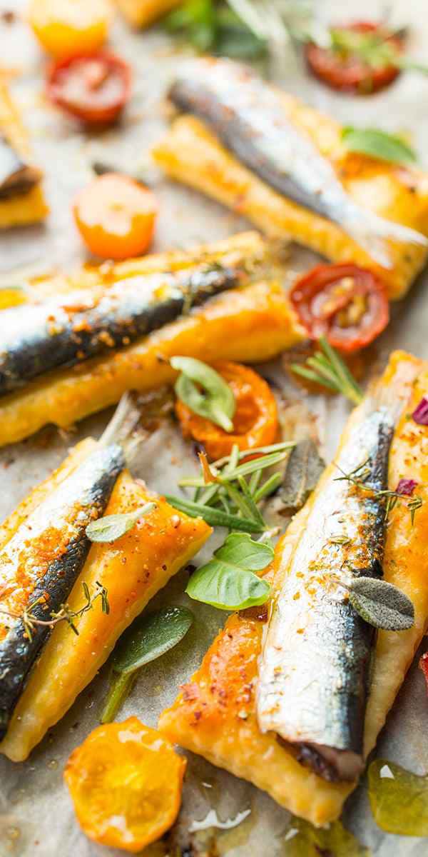 photographe culinaire feuillete sardine