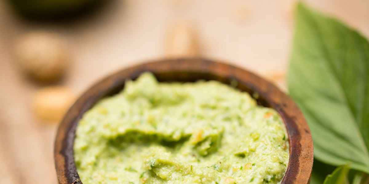 photographe culinaire pesto citron basilic