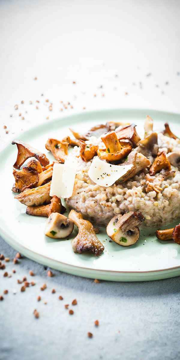 photographe culinaire risotto sarrasin champignon