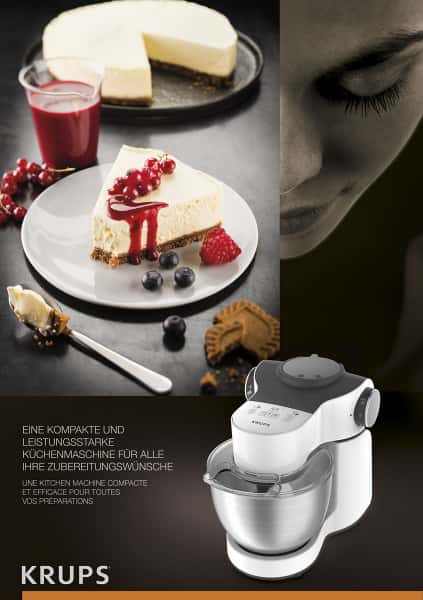 photographe culinaire krups aide culinaire cheesecake robot multifonction