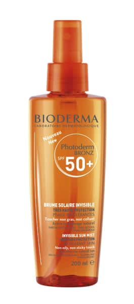 photographe culinaire bioderma photoderm brume bronz spf50