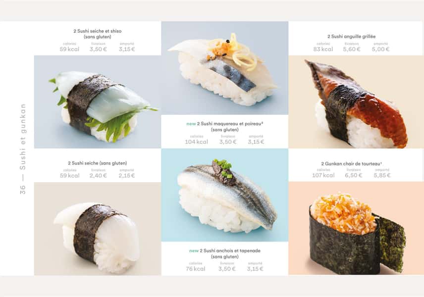 photographe culinaire matsuri carte printemps ete sushi gunkan