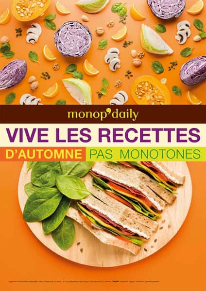photographe culinaire monop daily automne 2015 culinaire affichage