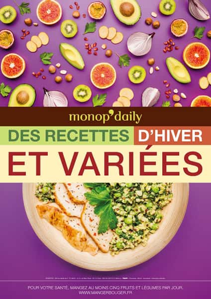 photographe culinaire monop daily hiver 2015 culinaire affichage