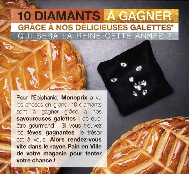 photographe culinaire monoprix galette epiphanie diamant