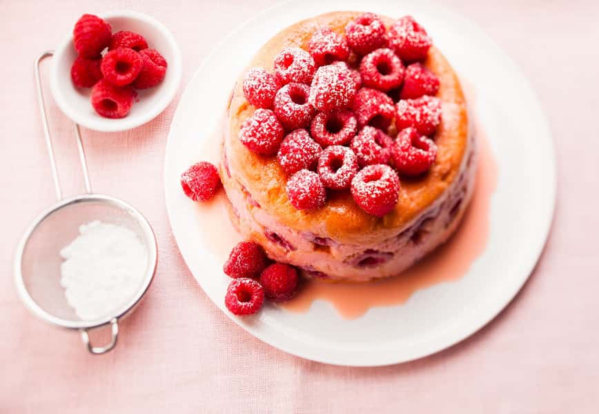 photographe culinaire moulinex cookeo connect recette dessert framboise