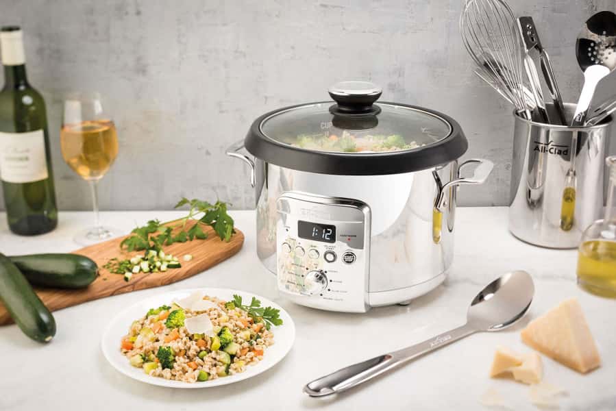 photographe culinaire all clad mijoteuse inox