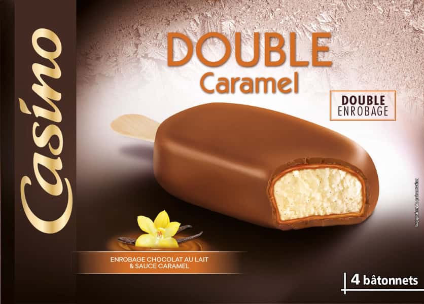 photographe culinaire casino glace double caramel chocolat lait