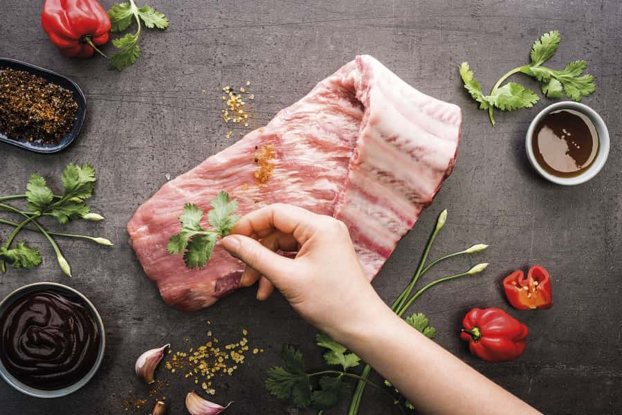 photographe culinaire inaporc porc boucherie travers main