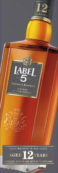 photographe culinaire label 5 bouteille whisky packaging