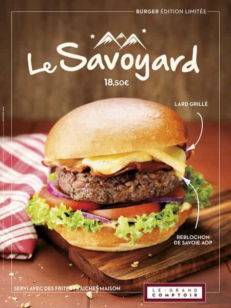 photographe culinaire le grand comptoir ambiance burger savoyard