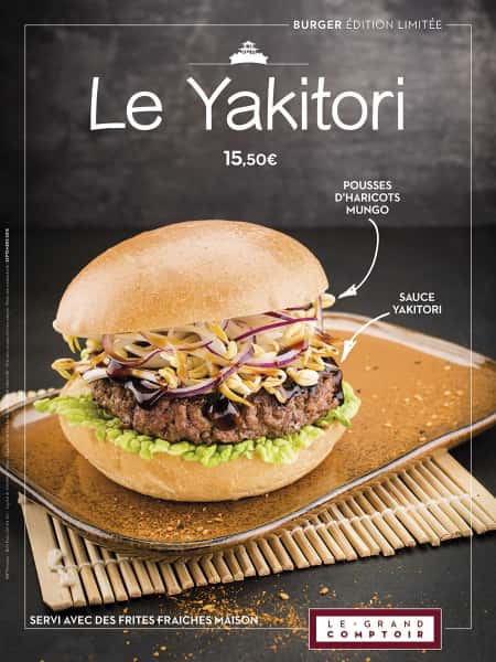 photographe culinaire le grand comptoir ambiance burger yakitori