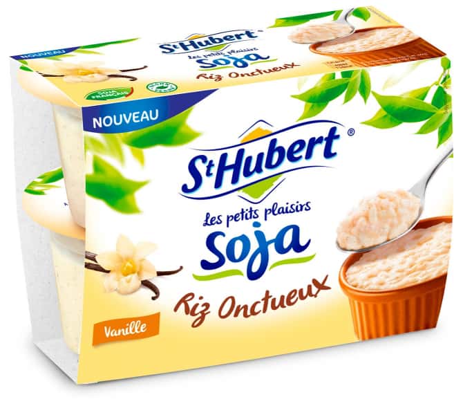 photographe culinaire st hubert packaging riz soja onctueux vanille