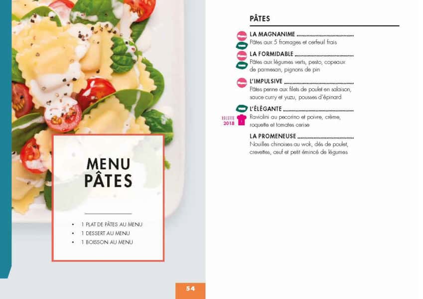 photographe culinaire class croute menu pates