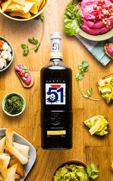 photographe culinaire post production bouteille pastis apero