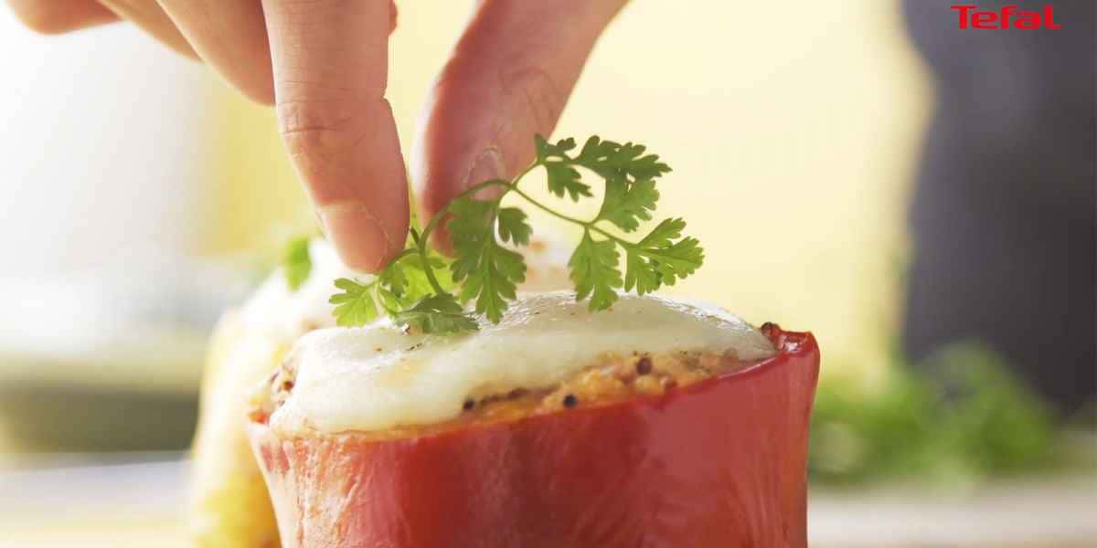 photographe video culinaire tefal stuffed pepper
