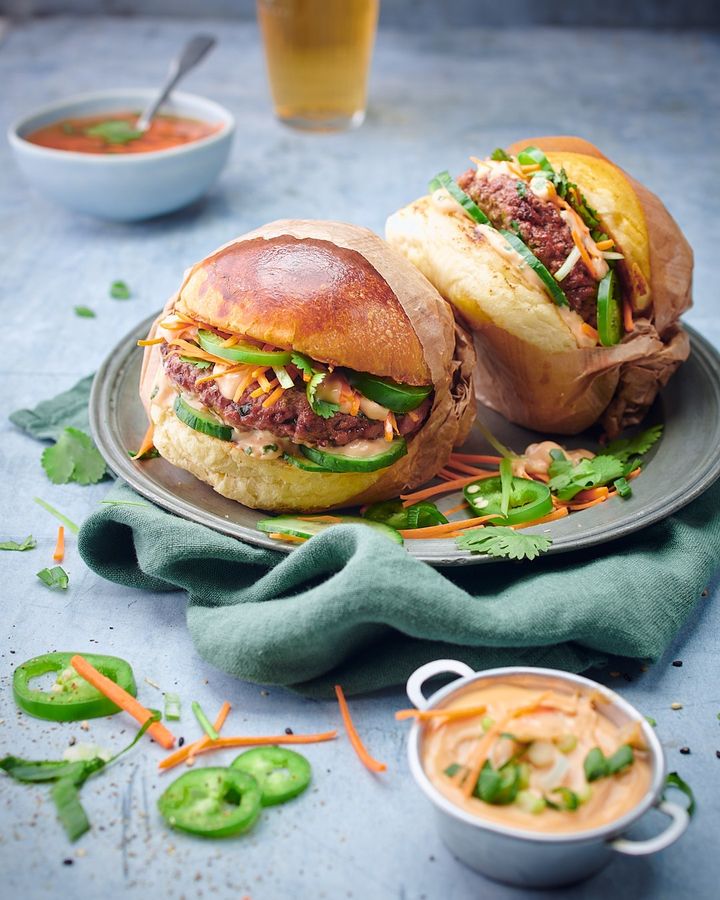 Ce burger fusion est un mariage 